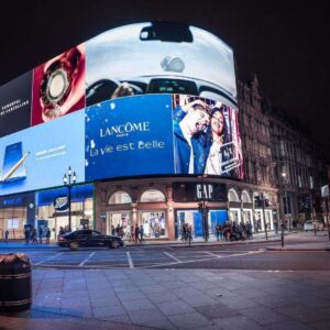 Indoor P3 576*576Mm Simple Iron Cabinet Commercial Ad Led Screen Indoor Advertising Display